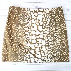 J. Crew Python Print Skirt Size 2